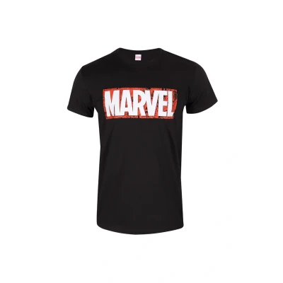 Abbildung von Henry Tiger Marvel Comics LOGO Tshirt print, Herren, Größe: Large, Black