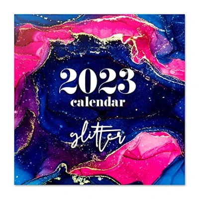 Abbildung von Grupo Erik Wandkalender 2023, Glitter Wandkalender, Kalender zum Aufhängen, 2023 Familienkalender offizielle Lizenz, FSC zertifiziert