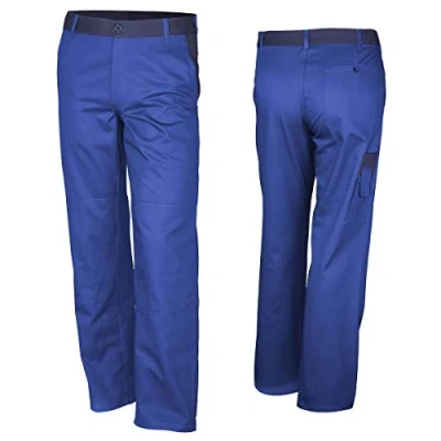 Abbildung von QUALITEX HIGH QUALITY WORKWEAR Arbeitsbundhose basic 2 farbig Werkstatthose BW 240 aus faserverstätkter Baumwolle (1 tlg) Arbeitshose mit 4 Taschen Strapazierfähig Pflegeleicht Waschbar