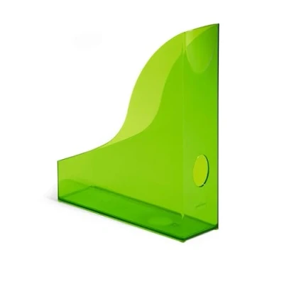 Abbildung von DURABLE Hunke &amp; Jochheim Stehsammler BASIC, Polystyrol, 73x306x241mm, transluzent lindgrün