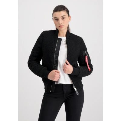 Abbildung von Alpha Industries Bomberjacke, Damen, Größe: Medium, Black