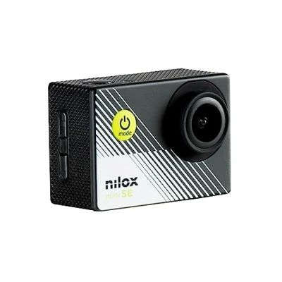 Abbildung von Nilox Action Cam Mini SE, 4k WiFi Actionkamera mit 4K/30fps Auflösung, Elektronischer Stabilisator, 2&quot; LCD Bildschirm, 64GB Speicher, 170 Aufnahmewinkel, Wasserdichtes Gehäuse bis zu 30 m