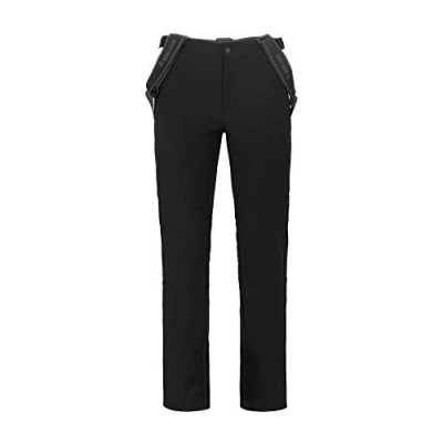 Abbildung von Bergson Skihose JUMPER Herren Softshell Skihose, winddicht, elastisch, Normalgrößen, schwarz