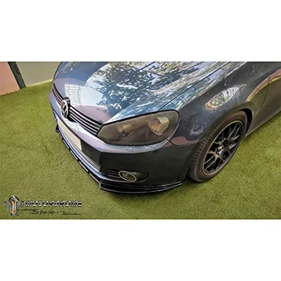 Abbildung von MOTORDROME DESIGN K128 005 Spoilerlippe vorne schwarz VOLKSWAGEN: Golf 6, 6 Variant