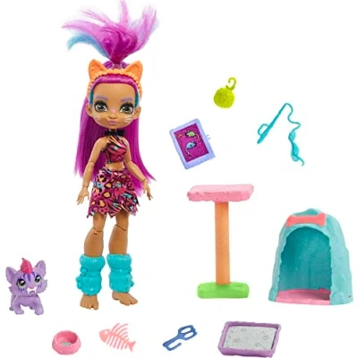 Abbildung von Mattel Cave Club Roaralai Puppe