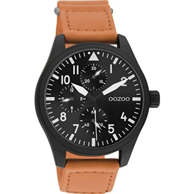 Abbildung von Oozoo Chronograph, Herren, Größe: One Size, Schwarz