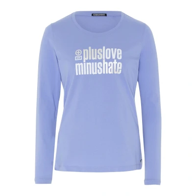 Abbildung von Chiemsee Longsleeve Statement Langarmshirt, Damen, Größe: XS, Jacaranda