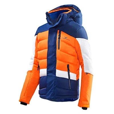 Abbildung von Black Crevice Kinder Skijacke, blau/orange/weiß, 128