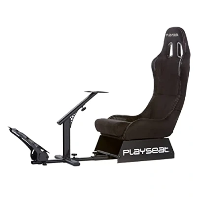 Abbildung von PLAYSEAT Evolution SIM Racing Cockpit Komfortabler Gaming Rennsitz für PC &amp; Konsole Unterstützt Direct Drive Mit Allen gängigen Lenkrädern und Pedalen kompatibel Alcantara Edition