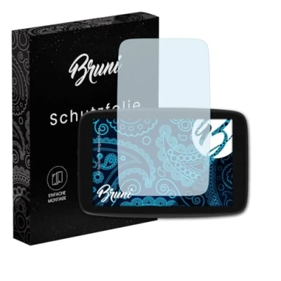 Abbildung von Bruni Schutzfolie kompatibel mit TomTom Go Navigator 6 Inch Folie, glasklare Displayschutzfolie (2X)