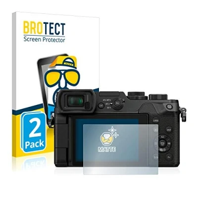 Abbildung von BROTECT Entspiegelungs Schutzfolie für Panasonic Lumix DMC GX8 (2 Stück) Matte Displayschutz Folie, Anti Reflex, Fingerprint