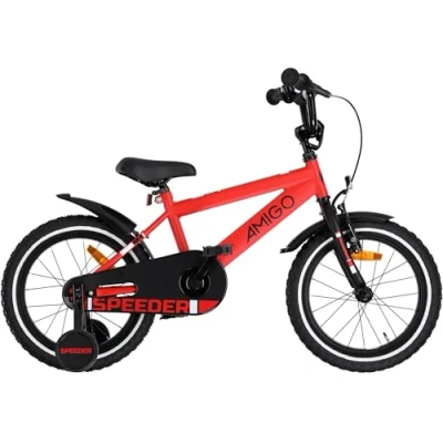 Abbildung von AMIGO Kinderfahrräder Jungen Speeder 16 Zoll 27 cm Rücktrittbremse