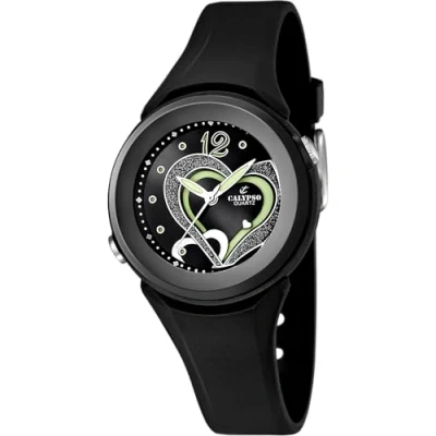 Abbildung von CALYPSO WATCHES Quarzuhr K5576/6, Armbanduhr, Damenuhr, mit Herzmotiv, bis 10 bar wasserdicht