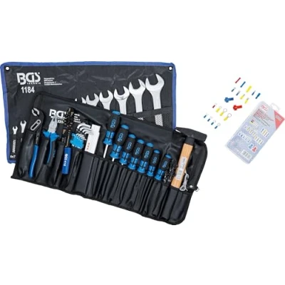 Abbildung von BGS Werkzeugset &quot;Werkzeugsortiment in Rolltasche&quot;, 270 tlg., Rolltasche