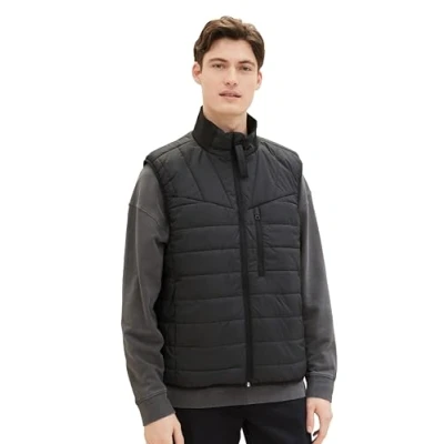 Abbildung von TOM Tailor Denim Weste, Herren, Größe: Medium, Black