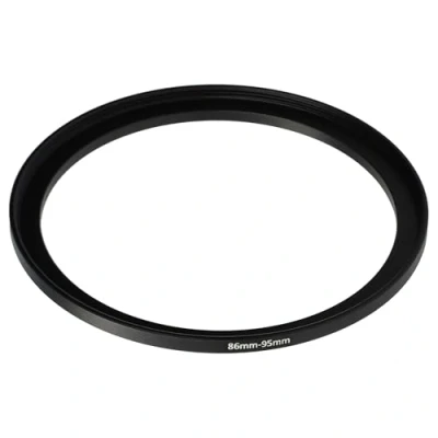Abbildung von vhbw Step Up Ring Adapter von 86 mm auf 95 für Kamera Objektiv Filteradapter, Metall, Schwarz