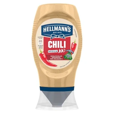Abbildung von Hellmann&#039;s Sauce mit Chili scharfe ideal zum Dippen und Verfeinern 8x 250 ml