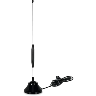 Abbildung von TechniSat DIGIFLEX TT6 Passive Stab Zimmerantenne DVB T2/DAB+/UKW (Schutzart IP20, IEC Anschluss, 75 Ohm Impedanz) schwarz