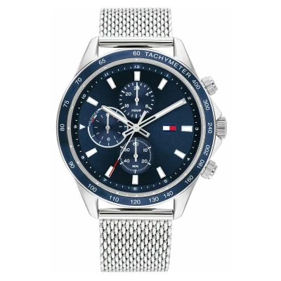 Abbildung von Tommy Hilfiger Uhr, Herren, Größe: One Size, Silber