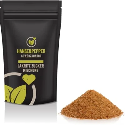 Abbildung von 1kg Lakritz Zucker Mischung Lakritzpulver Gewürz gemahlen Zuckermischung