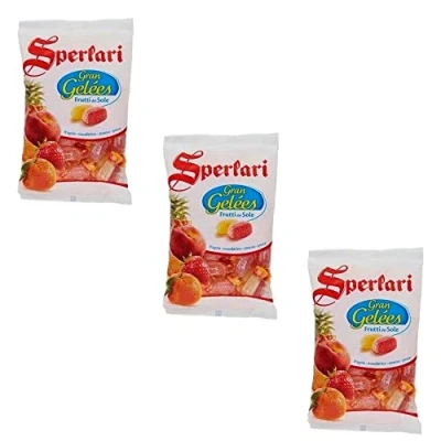 Abbildung von 3x Sperlari Frutti Del Sole Desserts schmecken Sonnenfrüchte Italien 200g Beutel