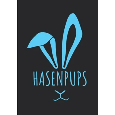 Abbildung von Notizbuch A5 dotted, gepunktet mit Softcover Design: Hasenpups Hasen Spruch Kaninchen Besitzer lustiger Osterhase: 120 dotted (Punktgitter) DIN Seiten