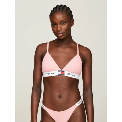 Abbildung von Tommy Jeans Heritage Triangel BH, Damen, Größe: Small, Tickled pink