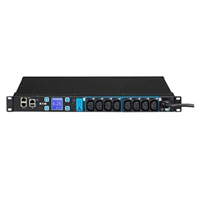 Abbildung von Eaton EMAH28, Managed, 1U, Einphasig, Rackmount, Horizontal, Schwarz