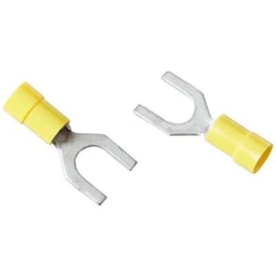 Abbildung von Isolierte Gabelkabelschuhe A4685G, 4 6mm2 M8, Gelb (100 Stk.)