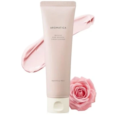 Abbildung von aromatica Reviving ROSE Infusion Cream Cleanser Gesichtsreinigung, Größe: 145 g,