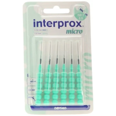 Abbildung von interprox micro grün Interdentalbürste 6 St