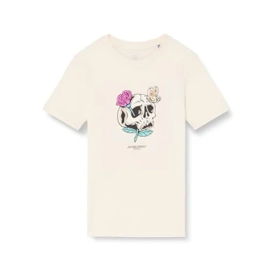 Abbildung von JACK&amp;JONES Jungen JORTAMPA FASTRUNNER2 Tee SS Crew JNR T Shirt, Buttercream, 176 cm