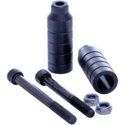 Abbildung von Apollo Stuntscooter Peg 13,5 x 2 cm Professionelle Anti Rutsch Stifte aus Stahl für Stunt Scooter Foot Pegs schwarz passend Graffiti und Genius