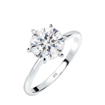 Abbildung von Elli Classic Engagement Ring silvercoloured, Damen, Größe: 54, Silver coloured