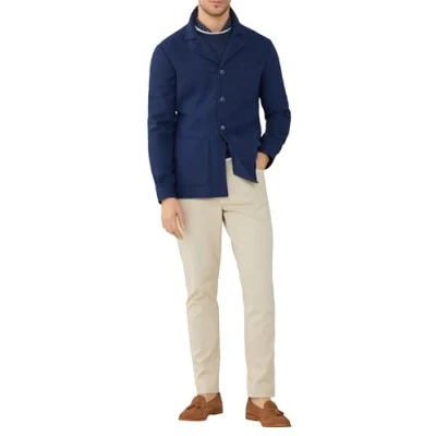 Abbildung von Hackett London GMD Texture 5PKT Stoffhose, Herren, Größe: 33x32, Beach