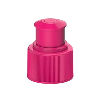 Abbildung von Emil Trinkcap Pink Flaschenverschluss mit Ziehventil, Sportverschluss, Einfaches Trinken ohne Aufschrauben Push Pull Kappe auslaufsicher