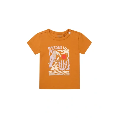 Abbildung von Noppies Ostra Tshirt print für Kinder, Größe: 56, Golden oak