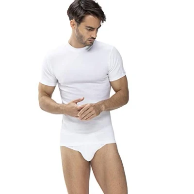 Abbildung von mey Olympia Unterhemd/shirt, Herren, Größe: Small, Weiß
