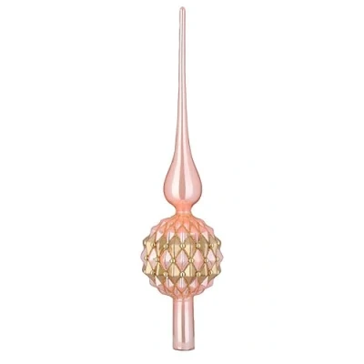 Abbildung von MAGIC by Inge Christbaumspitze, Christbaumspitze Glas 31cm mit Ornamenten Sweet Melon