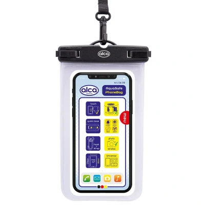 Abbildung von alca® wasserdichte Handyhülle für Smarthphones bis zu 6,6 Zoll
