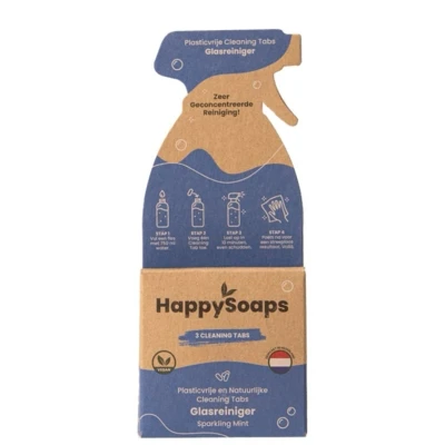 Abbildung von HappySoaps Cleaning Tabs Sparkling Mint Glasreiniger 24g