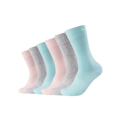 Abbildung von Skechers Basic 6 PACK Socken, Größe: 35 38, Pastel turquoise