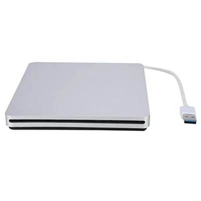 Abbildung von Garsent Externes CD DVD Laufwerk, USB 3.0 Hochgeschwindigkeits Datenübertragungs DVD/CD Brenner Multi Ultra Slim Slot für /Windows