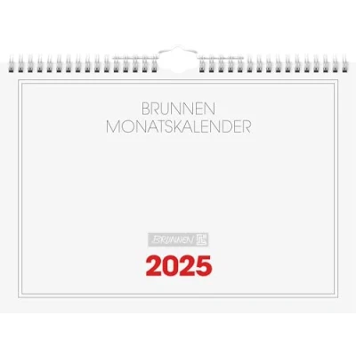 Abbildung von Brunnen Plakatkalender 2025 Monatskalender A4quer 1S/1Monat