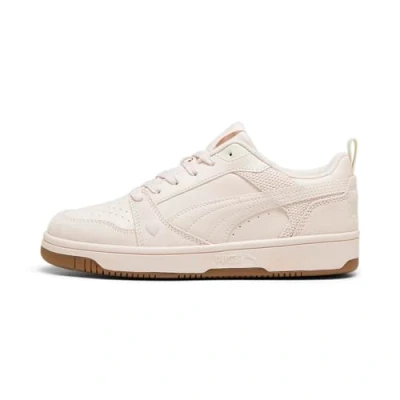 Abbildung von Puma Rebound V6 LOW Coquette Sneaker low, Damen, Größe: 36, Island pink alpine snow Leder/synthetik