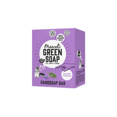 Abbildung von Marcels Green Soap Handseife Block Lavendel &amp; Rosmarin 90g