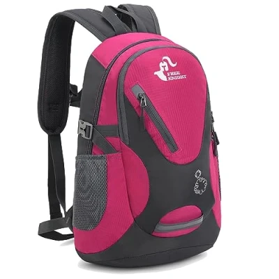 Abbildung von Bseash Kleine Größe 20L leichte wasserdichte Rucksack, Outdoor Sport Travel Daypack für Radfahren Wandern Reiten Reisen (Rot)