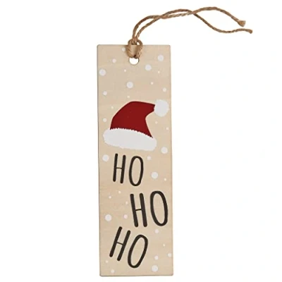 Abbildung von Susy Card 40049939 Weihnachts Holzanhänger ho ho, FSC, 5 Stück