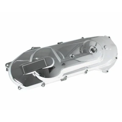 Abbildung von Variodeckel Motordeckel Minarelli horizontal chrom kompatibel für YAMAHA Aerox 50 Cat (ab Bj. 2003) Typ:SA14, ITALJET Dragster