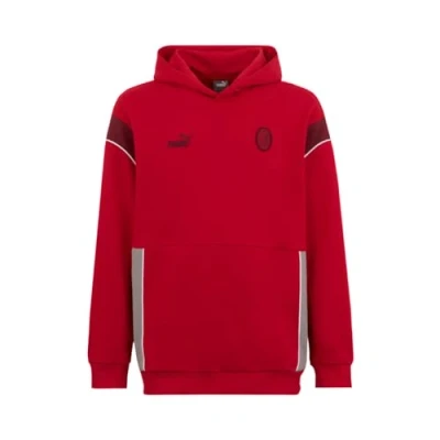 Abbildung von Puma AC Milan Ftblarchive Hoodie Vereinsmannschaften, Herren, Größe: Large, Tango red/team regal red